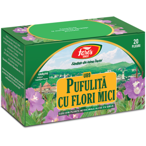 Alimentatie sanatoasa - Ceai pufulita flori mici x 20 plicuri Fares Zephyr Labs