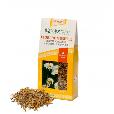 Alimentatie sanatoasa - Ceai Uniplant infuzie flori musetel x 40g Zephyr Labs