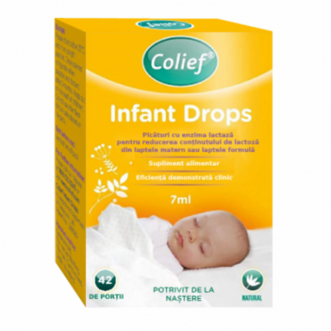 Mama si copil - Colief picaturi cu lactaza pentru colici Infant Drops 7 ml Zephyr Labs