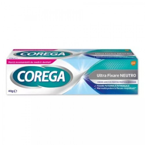 Produse pentru ingrijire si frumusete - Corega ultra fixare neutro crema adz.x 40g duo pack(1+1-75%) Zephyr Labs