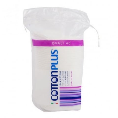 Produse pentru ingrijire si frumusete - Cotton plus dischete demachiante ovale 9x7cm, 40 buc. Zephyr Labs