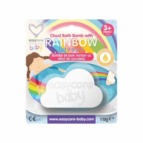 Mama si copil - Easycare baby bomba de baie norisor cu efect de curcubeu, 110g Zephyr Labs