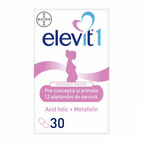 Suplimente alimentare - Elevit 1, 30 comprimate Zephyr Labs