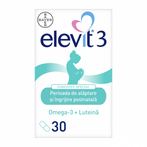 Suplimente alimentare - Elevit 3, 30 capsule Zephyr Labs