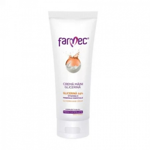 Produse pentru ingrijire si frumusete - Farmec crema de maini cu glicerina, 150ml (1670) Zephyr Labs