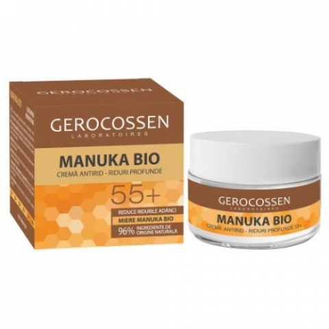 Produse pentru ingrijire si frumusete - Gerocossen Manuka Bio crema riduri profunde 55+, 50ml Zephyr Labs