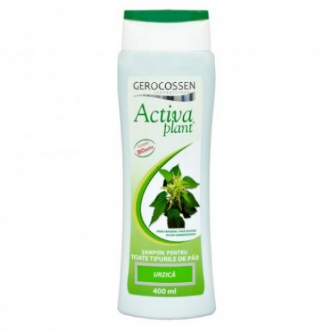 Produse pentru ingrijire si frumusete - Gerocossen sampon urzica Activa Plant, 400ml Zephyr Labs