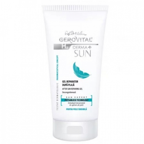 Protectie solara - Gerovital H3 derma+ sun gel reparator dupa plaja, 150ml, 46810 Zephyr Labs