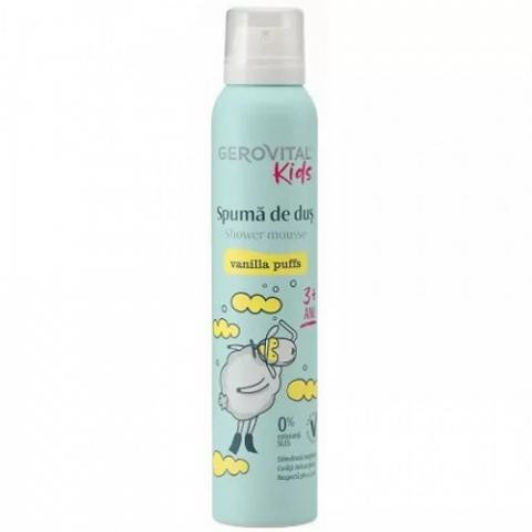 Mama si copil - Gerovital Kids spuma dus vanilla Puffs, 200ml 37560 Zephyr Labs