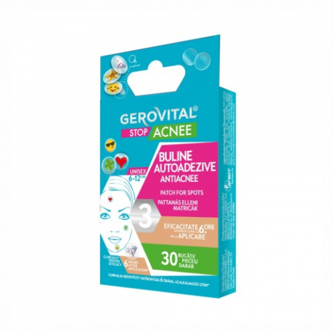 Produse pentru ingrijire si frumusete - Gerovital Stop Acnee buline autoadezive antiacnee 30 buc Zephyr Labs