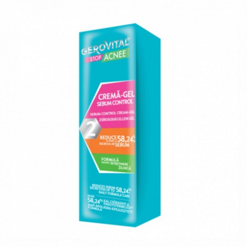 Produse pentru ingrijire si frumusete - Gerovital Stop Acnee crema gel sebum control 50ml Zephyr Labs
