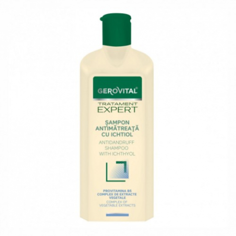 Produse pentru ingrijire si frumusete - Gerovital Tratament Expert sampon antimatreata cu Ichtiol 250ml Zephyr Labs