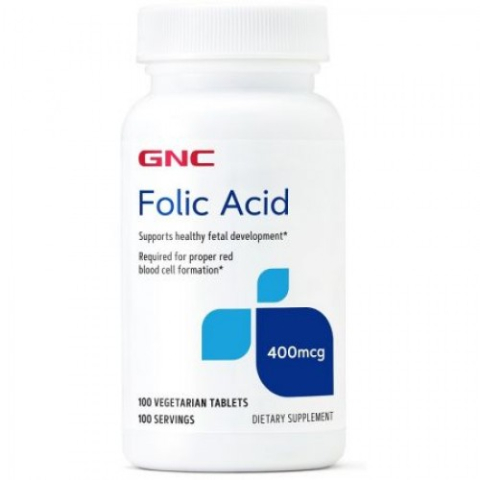 Mama si copil - GNC Acid folic 400mcg x 100 tab.256022 Zephyr Labs