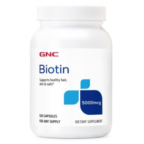 Suplimente alimentare - GNC Biotin 5000mcg x 120 caps.289415 Zephyr Labs