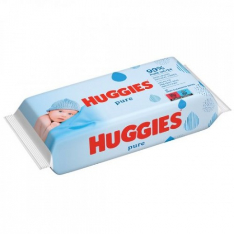 Mama si copil - Huggies servetele umede Pure 56 bucati Zephyr Labs