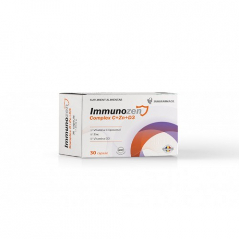 Suplimente alimentare - Immunozen complex C+Zn+D3 x 30 caps. Zephyr Labs