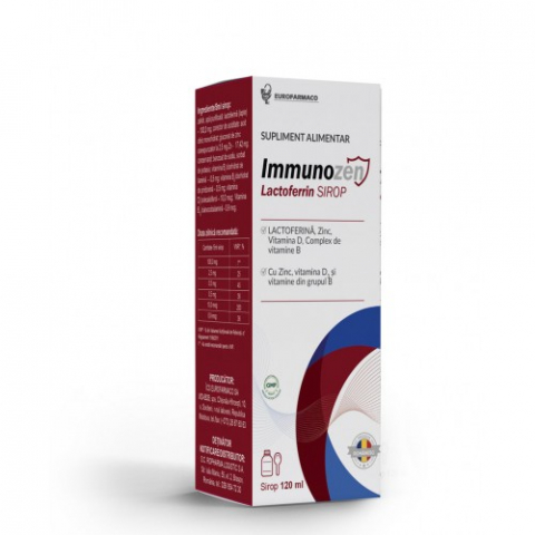 Mama si copil - Immunozen lactoferrin sirop x 120ml Zephyr Labs