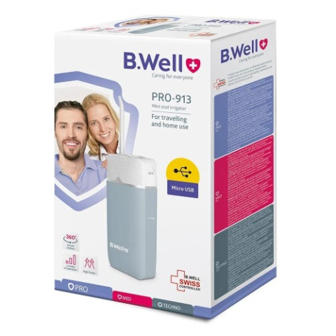 Produse pentru ingrijire si frumusete - Irigator oral portabil cu 1 capat B.Well PRO-913 Zephyr Labs