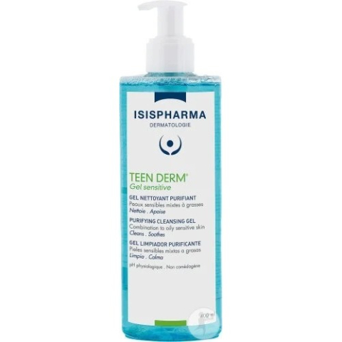 Produse pentru ingrijire si frumusete - Isis Teen Derm Sensitive gel de curatare purifiant, 400ml Zephyr Labs