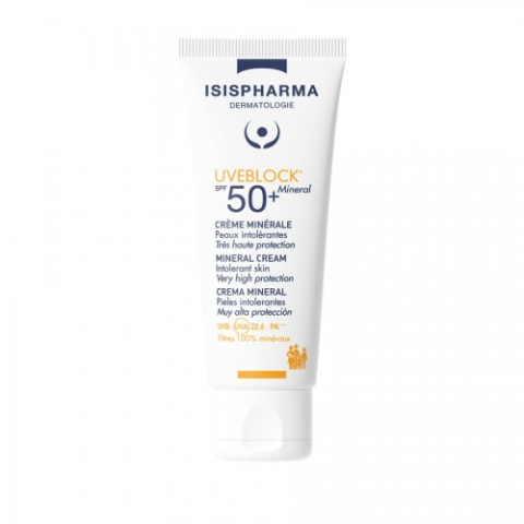 Ingrijire ten - Isis Uveblock SPF50+ mineral cream x 40ml Zephyr Labs