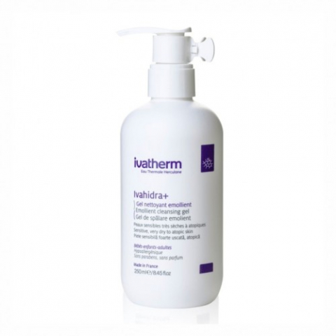 Produse pentru ingrijire si frumusete - Ivatherm Ivahidra+ gel de spalare piele sensibila 250ml Zephyr Labs