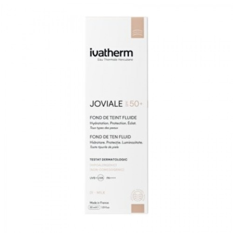 Ingrijire ten - Ivatherm joviale SPF50 + fond ten 01Milk x 30ml Zephyr Labs