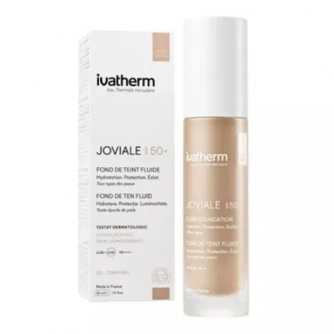 Ingrijire ten - Ivatherm joviale SPF50+ fond ten Caramel Joviale 03 x 30ml Zephyr Labs
