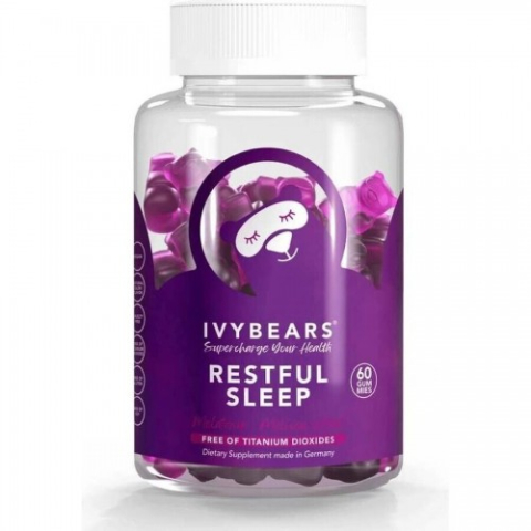 Sanatatea mintii - Ivybears Restful Sleep x 60 jeleuri Zephyr Labs