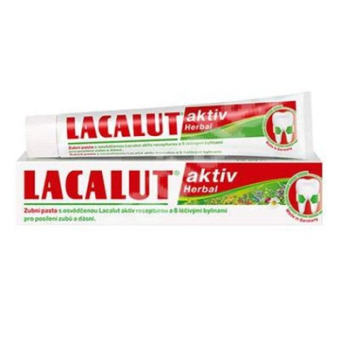 Produse pentru ingrijire si frumusete - Lacalut activ pasta dinti herbal 75ml Zephyr Labs