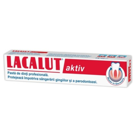 Produse pentru ingrijire si frumusete - Lacalut aktiv pasta de dinti 75ml Zephyr Labs