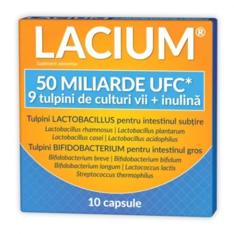 Suplimente alimentare - Lacium 50 miliarde UFC, 10 capsule Zephyr Labs