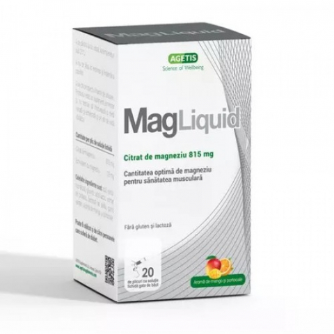 Suplimente alimentare - MagLiquid 815mg solutie, 20 plicuri Zephyr Labs