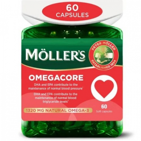 Vitamine si minerale - Mollers Omegacore, 60 capsule moi Zephyr Labs