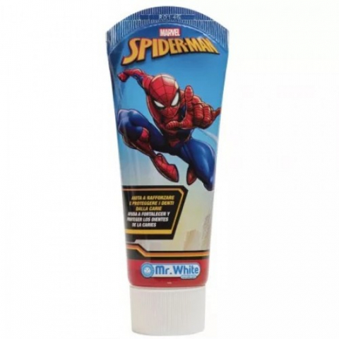 Mama si copil - Mr.White pasta dinti Spider-Man aroma menta, 75ml Zephyr Labs