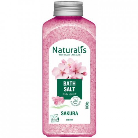 Produse pentru ingrijire si frumusete - Naturalis sare baie Sakura, 1000g Zephyr Labs