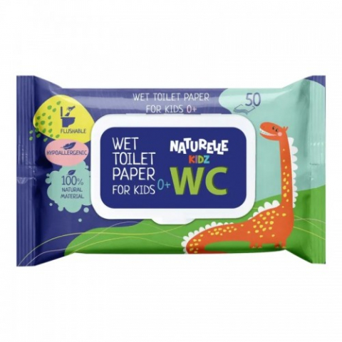 Mama si copil - Naturelle hartie igienica umeda Kids, 50 bucati Zephyr Labs