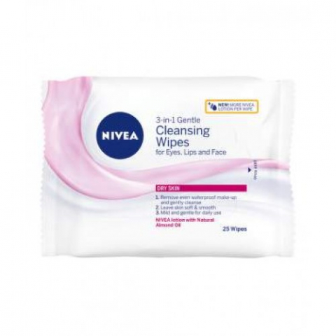 Produse pentru ingrijire si frumusete - Nivea servetele demachiante pentru ten sensibil, 25 buc. Zephyr Labs