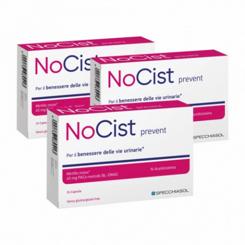 Afectiuni urogenitale - Nocist prevent x24 cps (pachet 3 cutii) Zephyr Labs
