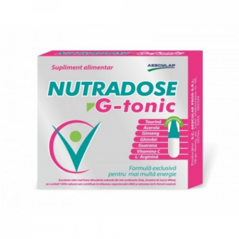 Suplimente alimentare - Nutradose G-tonic x 7 fiole Zephyr Labs