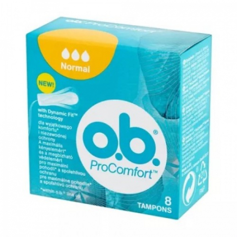 Produse pentru ingrijire si frumusete - OB tampoane ProComfort normal, 8 bucati Zephyr Labs