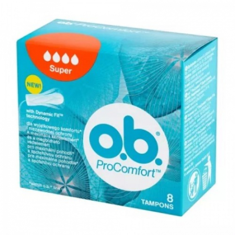 Produse pentru ingrijire si frumusete - OB tampoane ProComfort super, 8 bucati Zephyr Labs