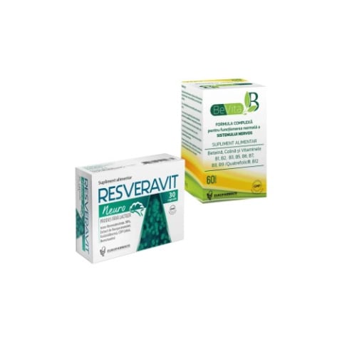 Suplimente alimentare - Pachet BeVitax1cut.+Resveravit neuro f.l.x1cut. Zephyr Labs