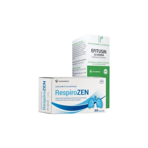 Suplimente alimentare - Pachet Efitusin iederax1cut.+Respirozenx1cut. Zephyr Labs