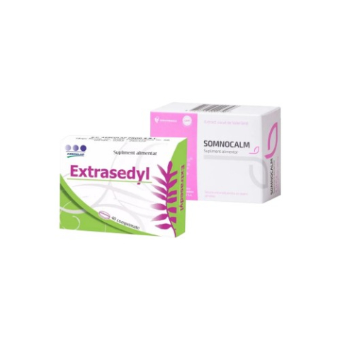 Suplimente alimentare - Pachet Extrasedyl x1cut.+Somnocalmx1cut. Zephyr Labs