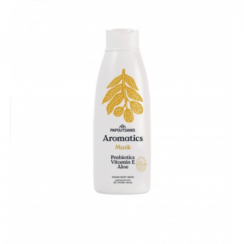 Produse pentru ingrijire si frumusete - Papoutsanis Aromatics Musk gel dus 100% vegan, 650ml Zephyr Labs