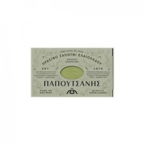 Produse pentru ingrijire si frumusete - Papoutsanis sapun traditional ulei masline (verde), 125g Zephyr Labs