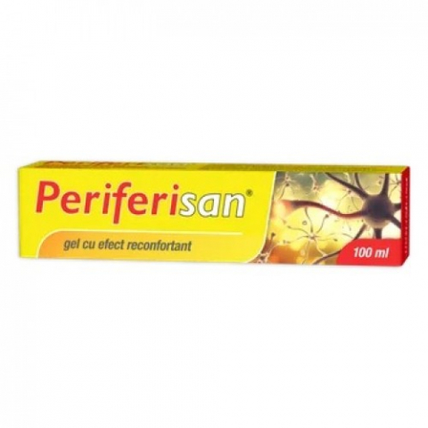 Suplimente alimentare - Periferisan gel cu efect de incalzire pentru spate si umeri, 100ml Zephyr Labs