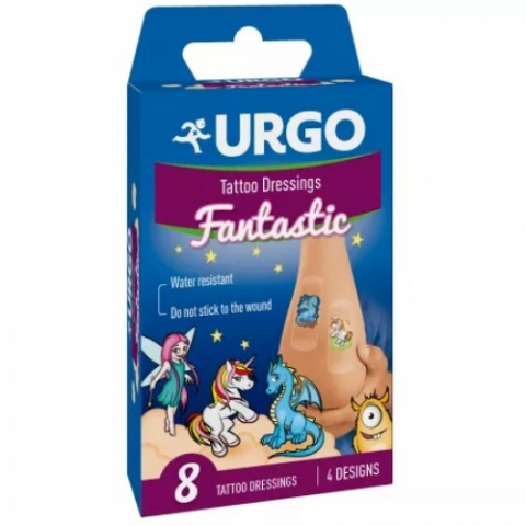 Produse tehnico-medicale - Plasturi Urgo Fantastic Tattoo, 8 bucati Zephyr Labs