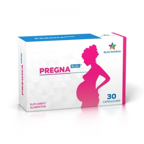 Mama si copil - PregnaBleu x 30 capsule moi Zephyr Labs