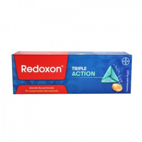 Suplimente alimentare - Redoxon Triple Action cu vitamina C, D si Zinc, 10 comprimate effervescente Zephyr Labs